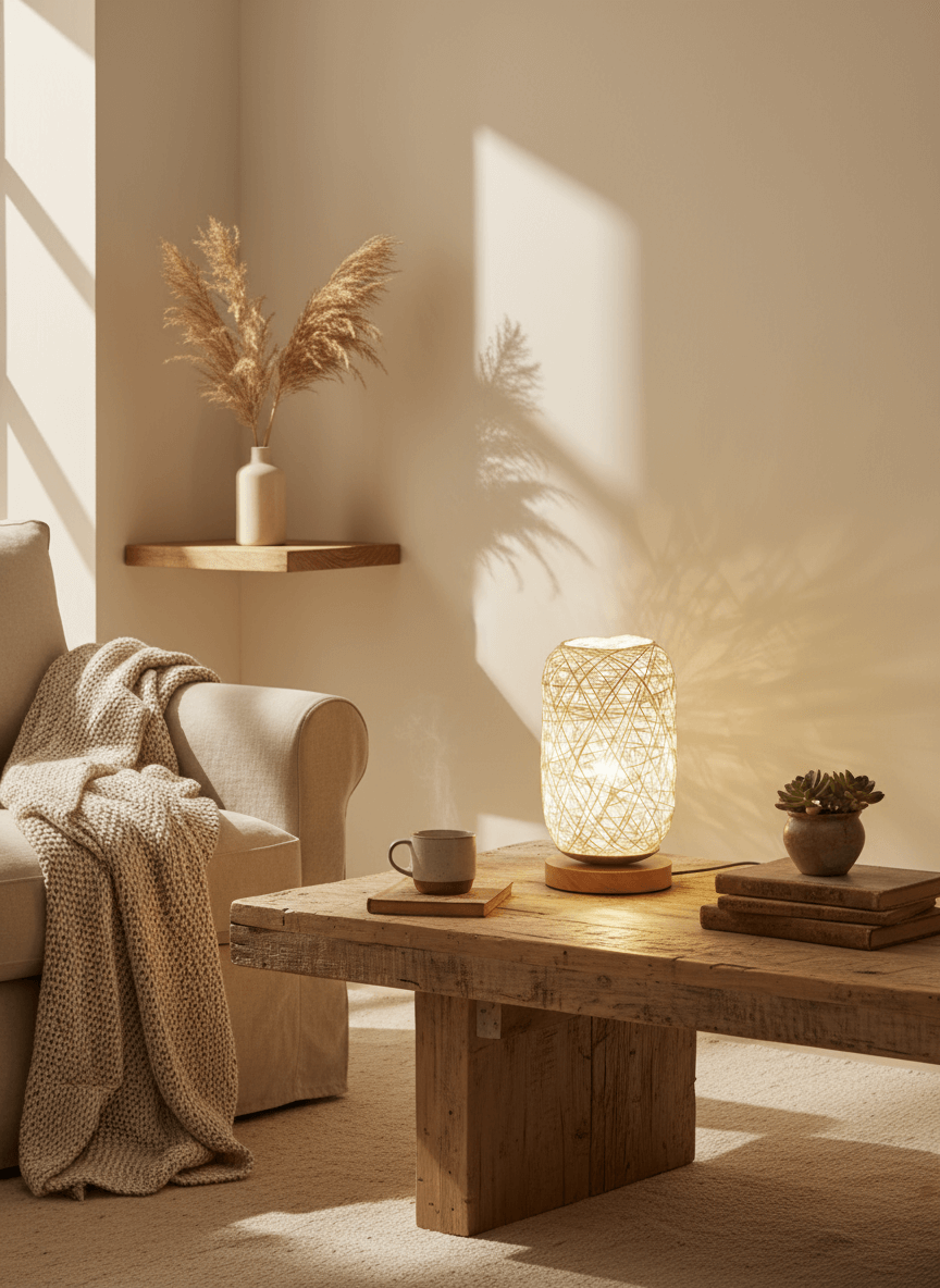 Creating Cozy Vibes: Illuminating Your Space with Natural Elegance