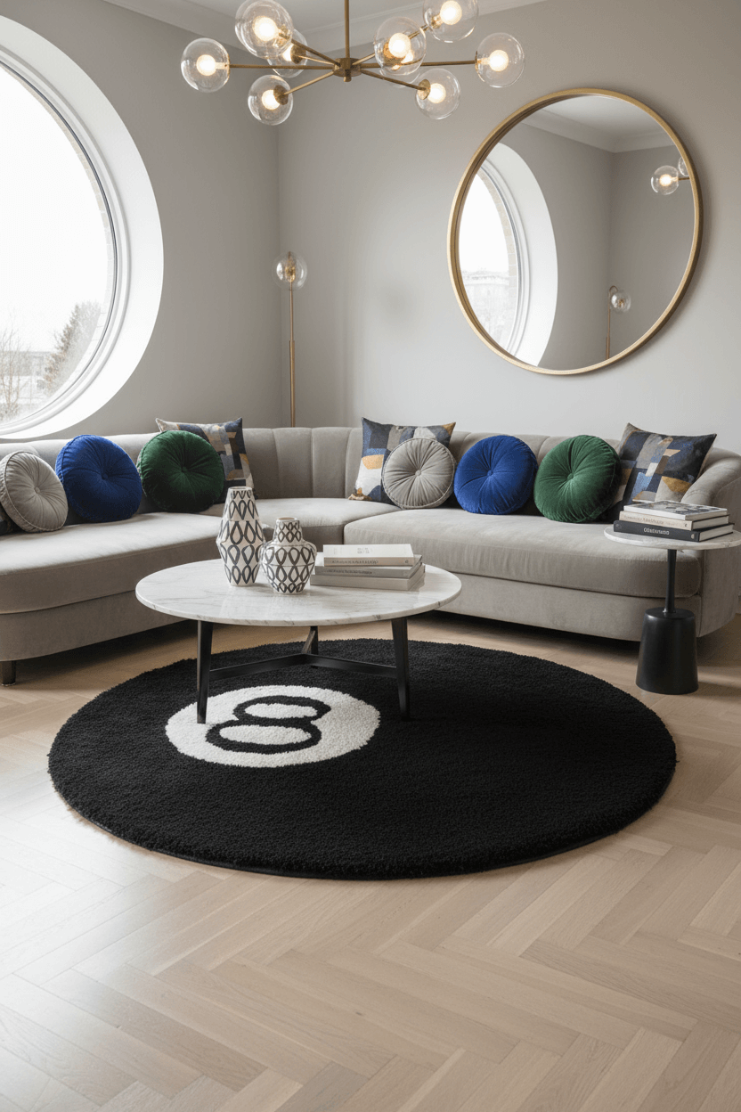 Stylish Circles: Adding a Touch of Playful Elegance to Your Space