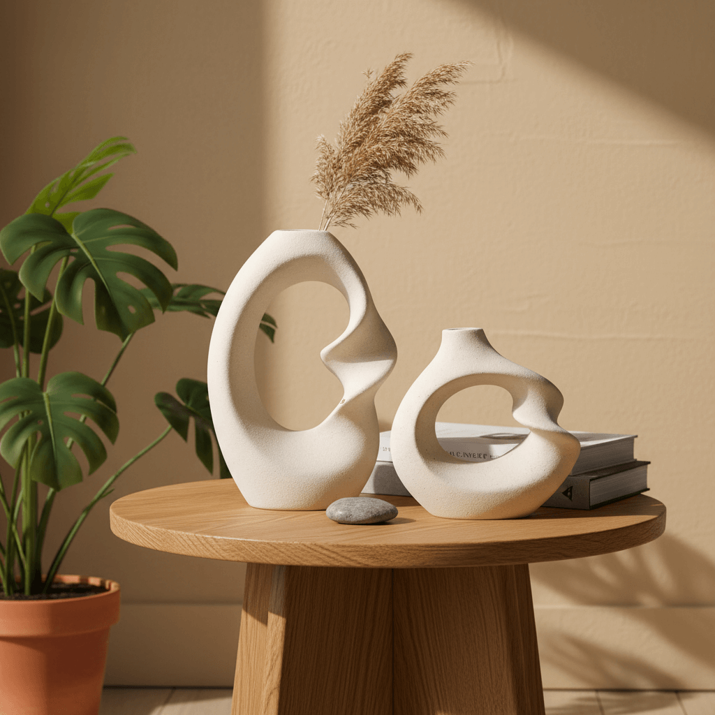 Sculptural Elegance: Enhancing Spaces with Unique Ceramic Forms