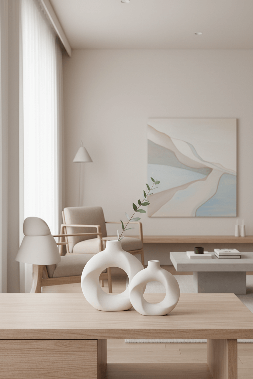 The Allure of Minimalist Forms: Enhancing Spaces with Sculptural Vases