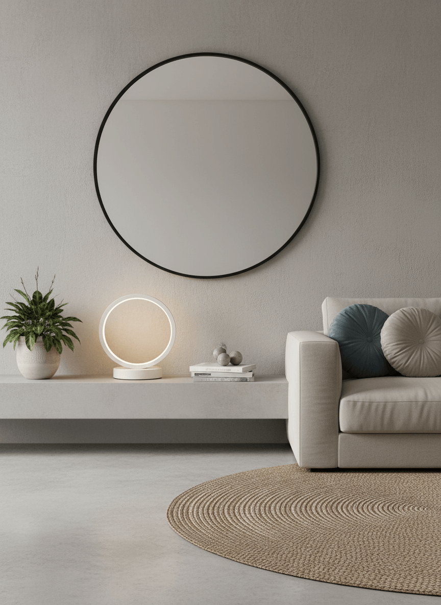 Enhance Your Space with Modern Circular Illumination