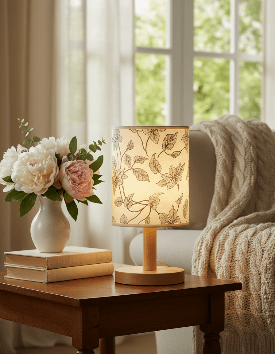 Enhancing Your Space with the Timeless Charm of Floral Table Lamps