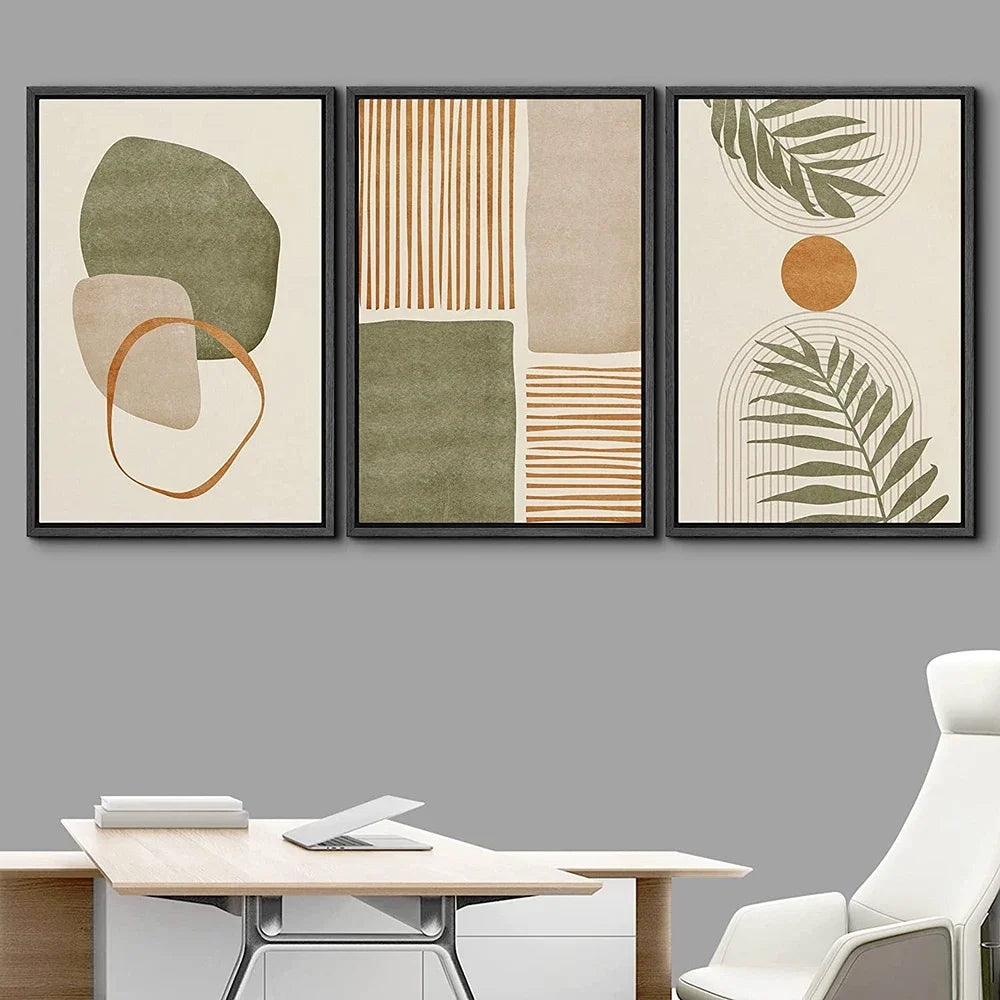 Abstract Tropical Leaves® Poster