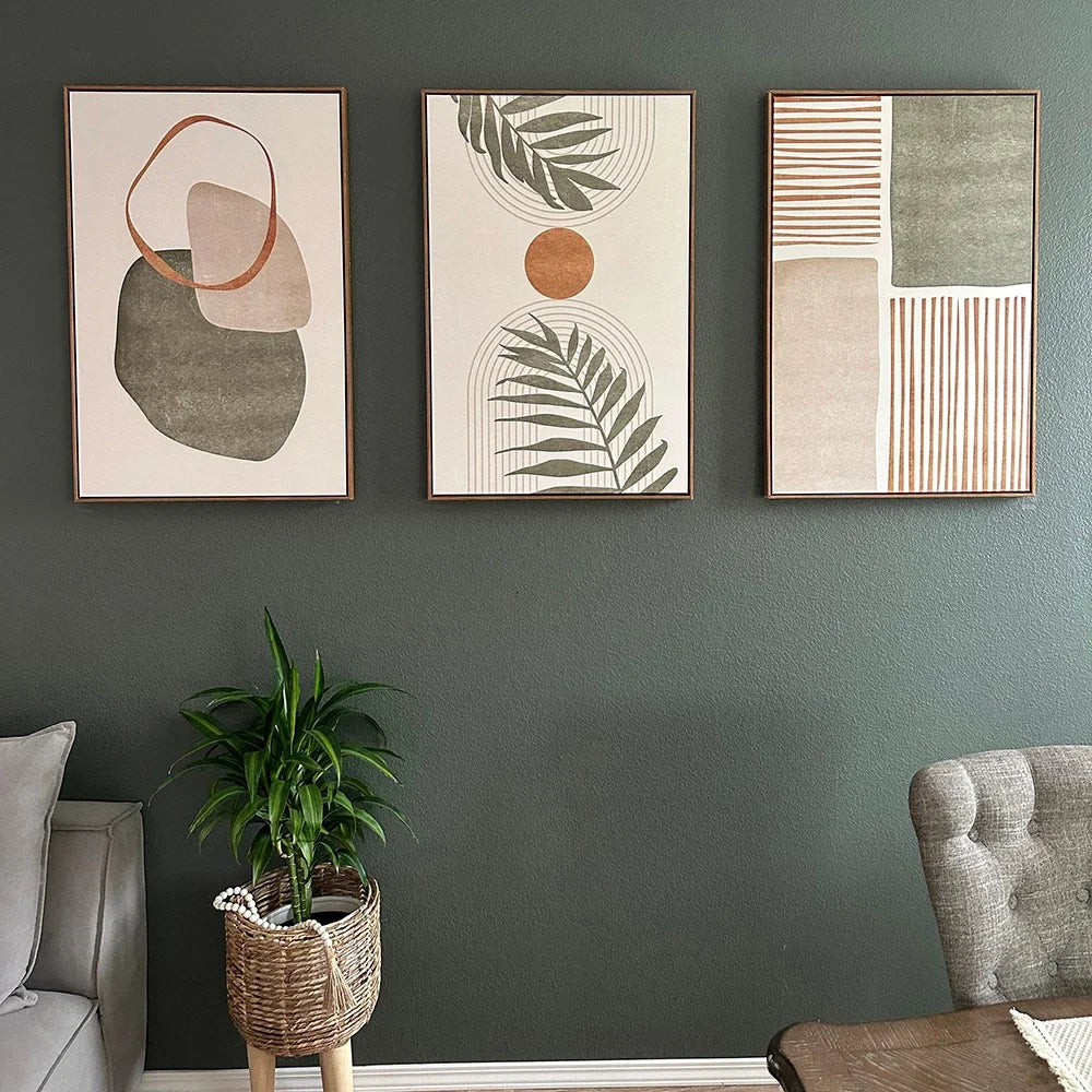 Abstract Tropical Leaves® Poster