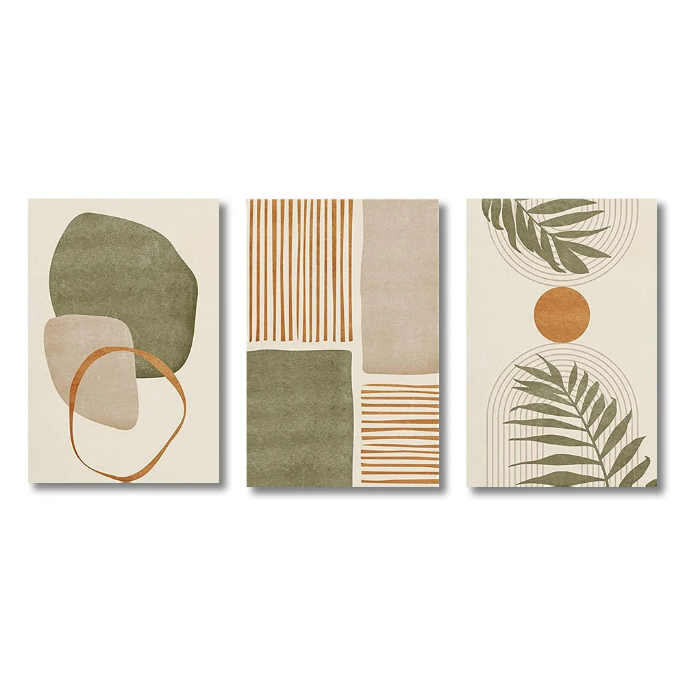 Abstract Tropical Leaves® Poster
