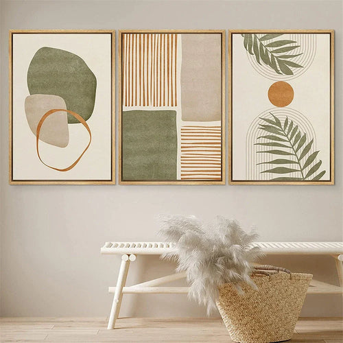 Abstract Tropical Leaves® Poster