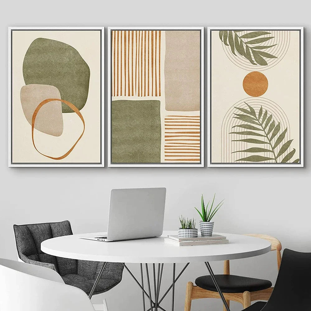 Abstract Tropical Leaves® Poster